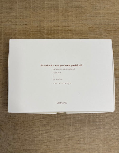Troostgebaar met steuntje en Troostkaartje